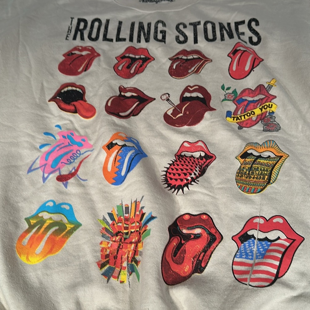 NWOT The Rolling Stones Tongues Sweatshirt - Picture 3 of 9